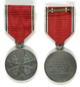 Deutsche Silberne Verdienstmedaille, Frakturschrift (1937-1939), Punze am Rand mit Halbmond und \835
