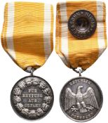 Preußen Freistaat, Rettungsmedaille am Band 2. Form \FÜR RETTUNG AUS GEFAHR\, OEK 1980, am Band, am