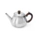 AN EDWARDIAN SILVER RIBBED CIRCULAR TEA POT, EDWARD BARNARD & SONS LTD - Image 1 of 2