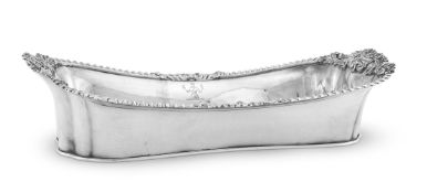 AN OLD SHEFFIELD PLATE OBLONG BREAD TRAY, MATTHEW BOULTON MANUFACTURING CO.