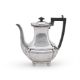 A SILVER OBLONG BALUSTER COFFEE POT, JOHN ROUND & SONS LTD - Image 1 of 2