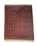 A group of three rugs in Bokhara style