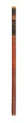 A William IV Scottish staff