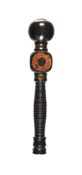 A Victorian ebonised short truncheon
