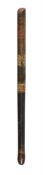 Oxford University interest; a George III short staff