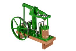 A freelance model of a live steam beam engine