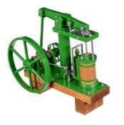 A freelance model of a live steam beam engine