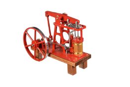 A freelance model of a live steam beam engine