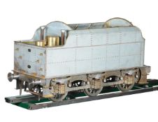 A part built 7 1/4 inch gauge model of a 'Jubilee' locomotive