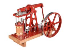 A freelance model of a live steam beam engine