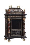 Y A CENTRAL EUROPEAN BOULLE ‘RELIGEUSE’ TABLE CLOCK CASE