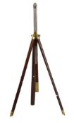 A RARE GEORGE IV PORTABLE MERCURY STICK 'MOUNTAIN' BAROMETER
