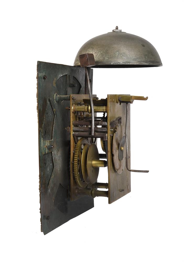 A PINE THIRTY-HOUR HOODED WALL CLOCK - Image 4 of 4