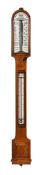 A VICTORIAN OAK MERCURY 'ADMIRAL FITZROY'S STORM BAROMETER'