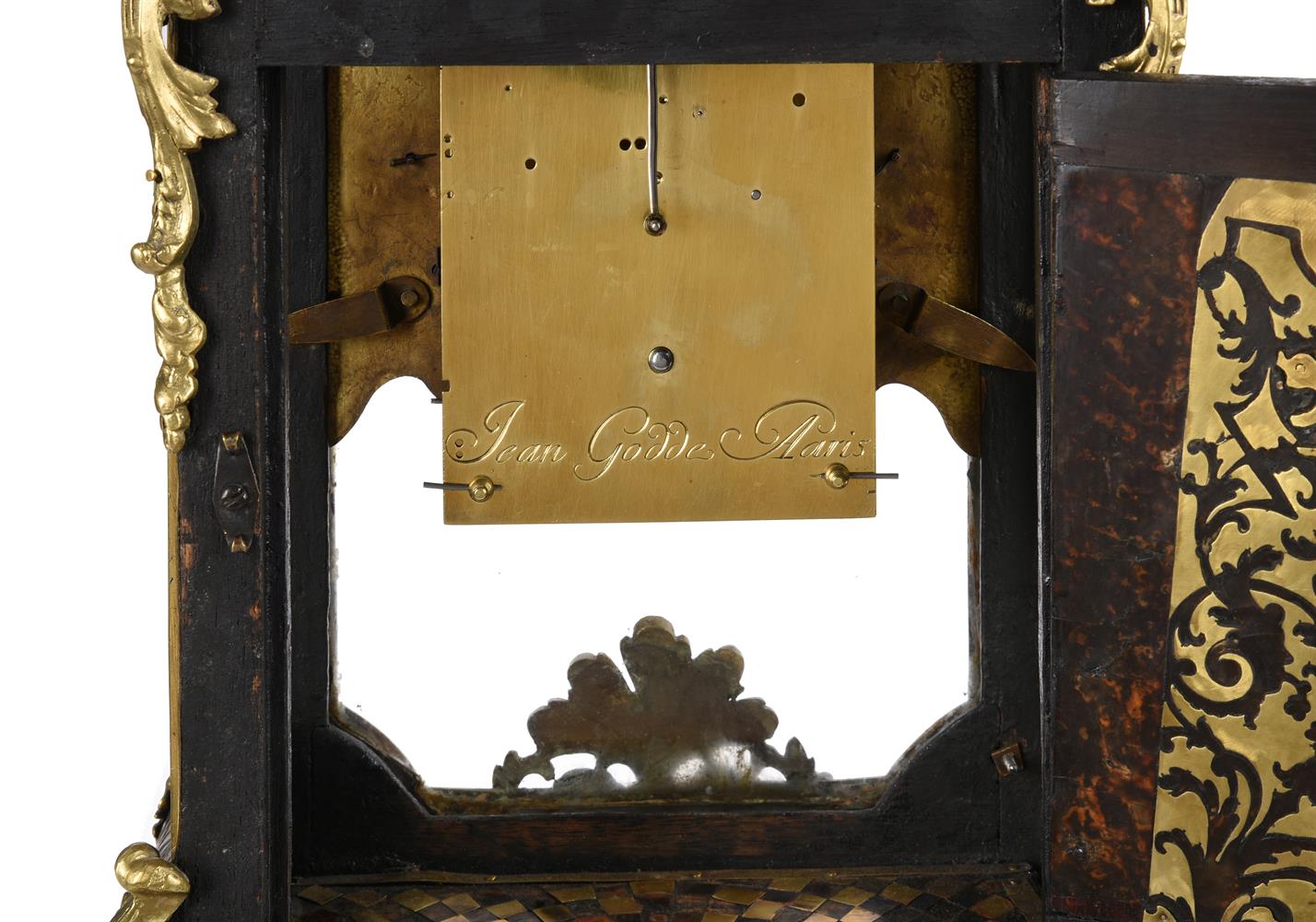 Y A FRENCH REGENCE SMALL BOULLE BRACKET TIMEPIECE - Image 3 of 3