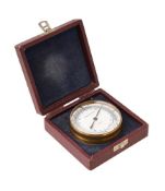 A SCARCE GENERAL POST OFFICE BRASS ANEROID BAROMETER