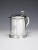 A QUEEN ANNE WEST COUNTRY SILVER TANKARD, JOHN ELSTON