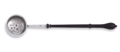 A GEORGE I SILVER TODDY LADLE, WILLIAM FLEMING