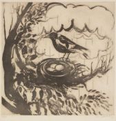 Brett Whiteley (Australian 1939-1992), Magpie