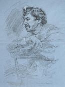 Mortimer Menpes (British 1855-1938), Portrait of James Abbott McNeill Whistler