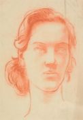 λ† Frank Dobson (British 1886-1963), Preliminary head study for Pax