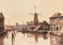 λ Edward Seago (British 1910-1974), Evening, Gouda