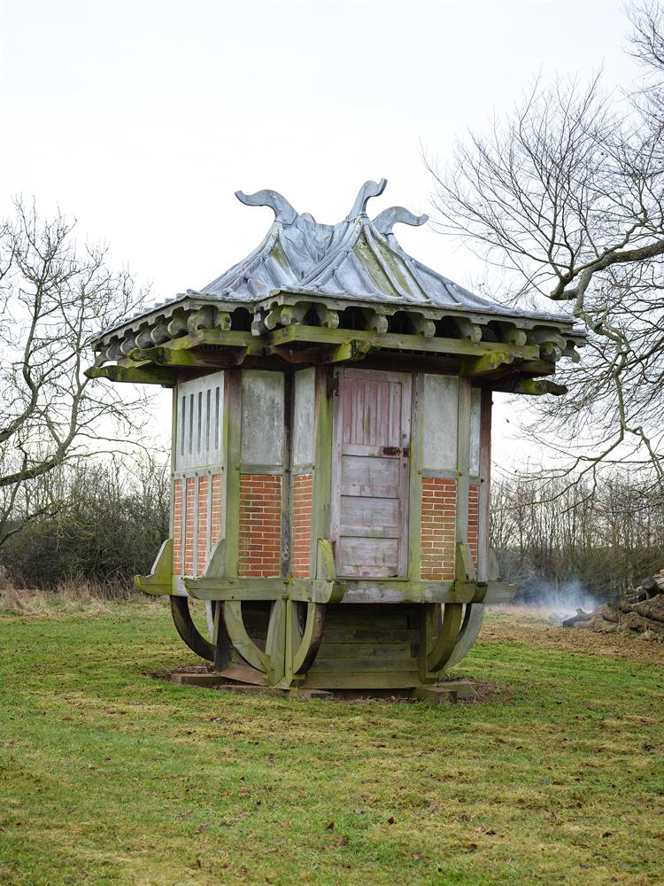 A LATE VICTORIAN ARTS & CRAFTS TEA HOUSE IN ASIAN TASTE, CIRCA 1890