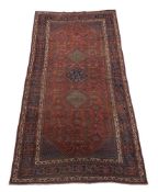 AN AFSHAR KHELLEH OR LONG RUG, incorporating date year 1298 of the Islamic calendar