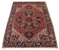 A HERIZ CARPET, approximately 386 x 296cm