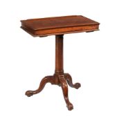 A GEORGE III MAHOGANY TRIPOD READING STAND