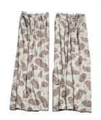 TWO PAIRS OF CURTAINS
