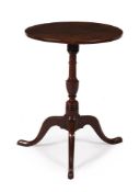 A GEORGE III OAK TRIPOD TABLE