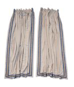 TWO PAIRS OF CURTAINS
