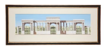 λ ANDREW INGAMELLS (1956- ), 'APSLEY GATE - AFTER DECIMUS BURTON'