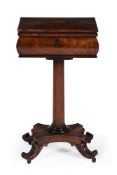 Y A GEORGE IV ROSEWOOD TEAPOY