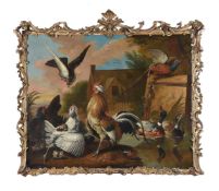 FOLLOWER OF MARMADUKE CRADDOCK, A CONCERT OF BIRDS IN A LANDSCAPE