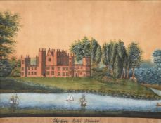ENGLISH PROVINCIAL SCHOOL (18TH CENTURY), GODDAM CASTLE AND SHERBOURNE LODGE DORSETSHIRE (2)