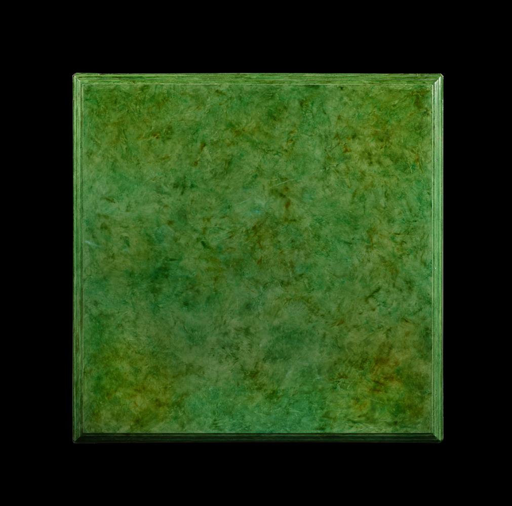 A SCUMBLED GREEN PAINTED LOW CENTRE TABLE - Image 2 of 2