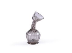 A GREY-TINTED GLASS KUTTROLF