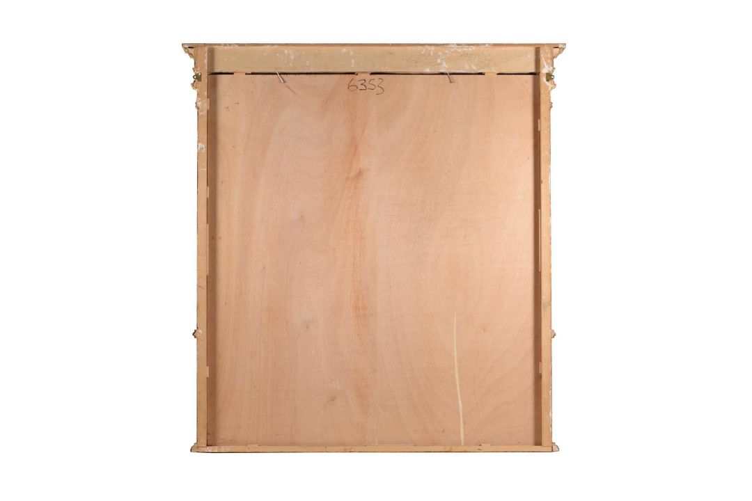 A GILTWOOD OVERMANTEL LOOKING GLASS IN VICTORIAN STYLE - Image 2 of 2