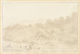 ANTHONY DEVIS (BRITISH 1729-1817), FROM A FIELD NEAR THE DOWN'S GATE