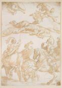 CIRCLE OF ANTONIO TEMPESTA, GOING INTO BATTLE, A STUDY