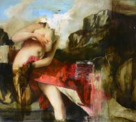 λ SIMON CASSON (BRITISH B. 1965), APHRODITE ENTERS THE SEA AT PAPHOS