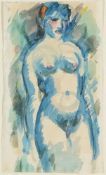 λ JOHN DUNCAN FERGUSSON (SCOTTISH 1874-1961), BLUE NUDE