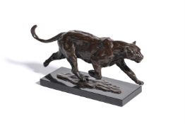 λ MARK CORETH (BRITISH B. 1958), PROWLING LEOPARD