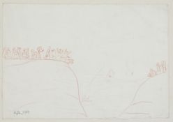 λ LAURENCE STEPHEN LOWRY (BRITISH 1887- 1976), THE DEATH WISH OR THE GARDERENE SWINE