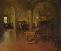 SIR JOHN LAVERY (IRISH 1856-1941), THE DINING ROOM AT LENNOXLOVE