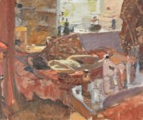 λ KEN HOWARD (BRITISH 1932-2022), RECLINING NUDE