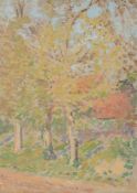 SPENCER FREDERICK GORE (BRITISH 1878-1914), TREES BY A PATH