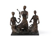 λ SEÁN CRAMPTON (BRITISH 1918-1999), THREE MUSICIANS
